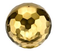 Per 1PC Sfera da Giardino Diamante 8 Pollici Sculture a Palla Dorata