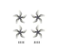 Per 2 paia 4 pezzi per Gemfan 2925 .9X2.5X5 elica PC a 5 pale T-Mount per DJI per Avata FPV M2 * 7 viti Freestyle 3 pollici Cinewhoop Droni(Grey 4 PCS)