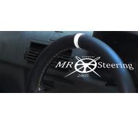 Per 2003-2009 Citroen C2 Vera pelle Italiana Volante Cover + Bianco Cinturino