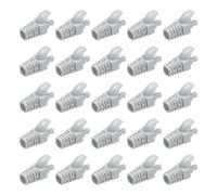 Per 200Pcs Copertura Connettore RJ45 per Cavi Cat5 Cat5E Cat6 Cat7, Grigio
