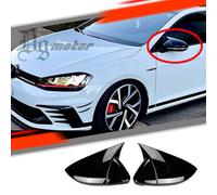 PER 2014-2019 Golf MK7 MK7.5 GTI GTD R NERO CALOTTE SPECCHIETTO RETROVISORE