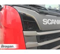 Per 2017+ Nuova Generazione Scania R & S Cromo Griglia Air Flow Orlo Pressato