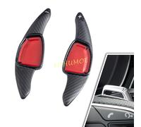 Per 2020 + Audi RS3 RS4 RS5 RS6 RS7 RS e-tron GT vera fibra di carbonio volante Paddle Shifter Extension trim accessori