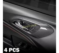 Per 2024 2025 Chevrolet Chevy Trax In Fibra di Carbonio Maniglia Interna Della Porta Ciotola Telaio Surround Copertura Trim Accessori