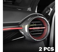 Per 2024 2025 Chevrolet Chevy Trax LHD Console centrale in fibra di carbonio Side Air Vent Cover Accessori Trim