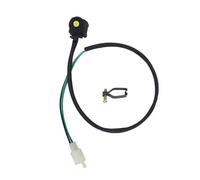 Per 22mm Manubrio Montato Barre 1 pezzo Universale Moto Kill Switch Pulsante Rosso Corno Avviamento Dirt Bike ATV UTV Dual Sport sistema accensione universale moto scooter(Giallo)