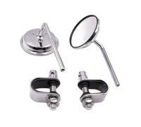 Per 2PCS 22-25mm Specchietti Retrovisori Per Manubrio Moto Specchietto Laterale Rotondo Retrovisore(Color-C)