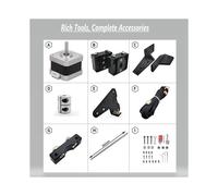 Per 3 Dual Z Axis Upgrade Kit con Motore Passo-Passo un Vite, Accessori per Stampante 3D Parti per 3