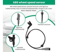 Per 307 408 3008 C4L Retro Sensore di Velocità Ruota Anteriore & ABS Posteriore