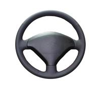 Per 307 Per SW 2005-2008 Per 307 2001-2008 Coprivolante Cucito A Mano Auto Protezione Volante(Blue Thread)