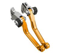 Per 350EXCF 350 EXC-F 2014-2023 2021 2022 CNC Dirt Bike Pivot Pieghevole Freno Leve Di Frizione Manubrio Maniglia Grips(Oro)