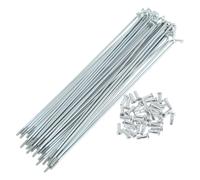 Per 36 Set Raggi Bici 14G 171mm Acciaio Galvanizzato Carbonio