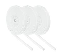 Per 3Pcs Guaina Isolante Filo,16.4Ft-7mm ID Bianca, Sleeve Alta Temp Silicone