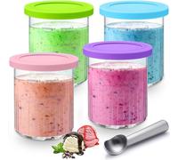 Per 4 contenitori ninja Creami per NC501 NC500EU serie 680ML 11 in 1 macchina per il gelato Ninja, senza BPA, Ninja Creamy Deluxe, lavabile in lavastoviglie, accessorio per macchina per il ghiaccio