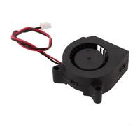 Per 4020 Turbo ventilatore ventilatore 24 V DC cuscinetto idraulico silenzioso raffreddamento ad aria con connettore a 2 pin per stampante 3d e progetti fai da te colore nero (24 V)