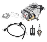 Per 43cc 47cc 49cc 50cc 52cc Scooter ATV 2 Tempi Moto Carb Carburatore Convertitore Kit 15mm Moto Carburatore