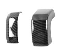 Per 4Runner 2010-2023 Car Co-pilot Handle Armrest Decoration Cover Trim Dashboard Panel Passenger Seat Interior Accessories(Carbon Fiber 2 pcs)
