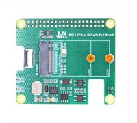 Per 5 interfacce PCIe a M.2 GPIO a 40 pin con scheda di espansione di alimentazione Ethernet PoE Protocollo NVMe HAT+