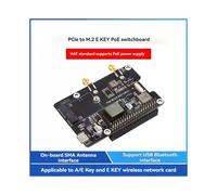 per 5 PCIe a M.2 E KEY con PoE HAT+
