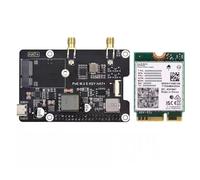 Per 5 PCIe A M.2 e KEY con PoE HAT+ Scheda di Espansione BE200 Scheda di R5553