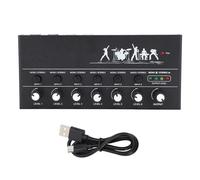per 6 canali, per mini DC 5V, per mixer audio, per un mixer stereo, per la console di miscelazione del suono per l'esibizione musicale