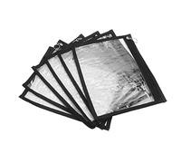Per 6 pezzi, per la custodia con cerniera, cambio di organizzatore di stoccaggio in PVC trasparente per resistenti all'acqua portatile, per cosmetici