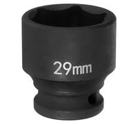 Per 6-Point Socket Impatto 29mm 1/2\" Drive 1.65\" Lungo Acciaio Cr-Mo Fosfatato