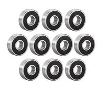 Per 607-2RS 10 Pezzi Cuscinetti A Sfere A Gola Profonda Con Doppia Tenuta E Per Alto Tenore Di Carbonio Accessori Di Aggiornamento 7x19x6mm Cuscinetti Rc