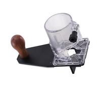 per 65mm Trimming Machine Slotted Bracket Invisible Fasteners Armadio Armadio Pannello Punzonatura Locator Router Piastre di Base per la lavorazione del legno