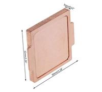 Per 6700 K, 7700 K, 8700 K, 115 interfaccia CPU, copertura in puro rame, IHS, pinne di raffreddamento, calore per computer portatile, ventola di raffreddamento termico, supporto base