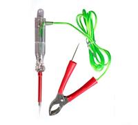 Per 6V 12V 24V DC Auto Circuit Tester Pen con sonda e clip per testare sistemi elettrici auto, luci di segnalazione e fusibili
