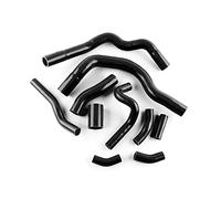 per 7 Pezzi compatibili con Golf MK4 per Bora per 1.8t Aum AUQ Tubo Flessibile per Liquido refrigerante radiatore in Silicone a 3 Strati Super iore e Inferiore (Arancione)
