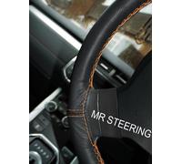 Per 82-90 Chevrolet Camaro 3 Vera Pelle Copertura Volante Arancione Doppia Stt