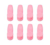 Per 8pcs, per lo strumento di punto di pressione manuale, clip di digitopressione a mano in plastica, per emicrania sollievo da mal di testa tra pollice e indice (Roseo)
