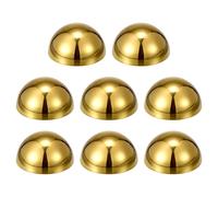 Per 8pcs Sfera Cava in Acciaio Inossidabile Dorato 3" Specchiata