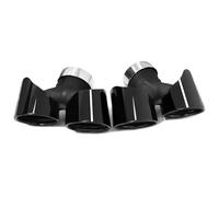 Per 911 Per Carrera 991.2 NON-PSE 2017 2018 2019 Terminali Scarico Marmitta Nero Tubo Di Scarico Coda Gola(Nero)