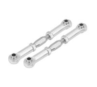 Per 94111 94188 Barra Dello Sterzo In Lega Di Alluminio Lavorata A CNC RC Linkage Servo Ricambio Accessorio Per Auto Aggiornamento Parti Parti Modificate Rc(Silver)
