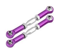 Per 94111 94188 Barra Dello Sterzo In Lega Di Alluminio Lavorata A CNC RC Linkage Servo Ricambio Accessorio Per Auto Aggiornamento Parti Accessoires Rc(Purple)