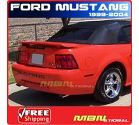 Per 99-04 Ford MUSTANG Posteriore Tronco Labbro Spoiler Dipinta ABS Ua Pece Nero