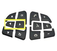 Per A B GLA CLA GLS GLE CLS W176 W246 W177 Coprivolante Decorazione Interni Auto Coprivolante Pulsante Coprivolanti(Nero)