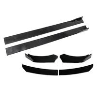 Per A3 A4 A5 A6 A7 A8 Q3 Q5 Q7 RS5 Per RS6 RS7 S3 S4 Splitter Di Estensione Winglet 2M Gonna Laterale + Labbro Paraurti Anteriore Universale Auto Spoiler Minigonne Laterali