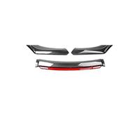 Per A3 A4 A6 Q3 S3 S4 S6 B6 B7 B8 .5 Berlina Paraurti Anteriore Con Spoiler Splitter E Diffusore Universale Spoiler Frontali Per Auto(Carbon Red)