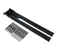 Per A3 Per A4 Per A5 Per A6 Per A7 Per A8 Per Q3 Per Q5 Per Q7 78,7" Spoiler Splitter Minigonne Laterali Pannello Estensioni Kit Carrozzeria Gonna Laterale Estension(Carbon Fiber)