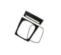 Per A3 S3 8P 2006 2007 Car Center Control Gear Shift Panel Cover Lucido Nero Morbido PVC Plastica Decorativa Interni decorativi accessori