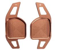 Per A3 S3 8V A4 S4 A5 S5 B8.5 A6 S6 A7 S7 Stampa Volante Paddle Shifter Console Centrale Modanatura Auto Interni(Aluminium Brown)