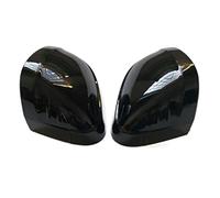 Per A4 A5 B9 2017 2018 2019 S4 S5 RS5 Sostituire Covers Glossy Pearl Black 2 Pezzi Black Side Wing Mirror Caps(No blind spot hole)