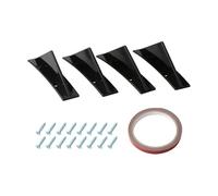 Per A4 B6 B8 B7 B5 B9 Per A6 Per C5 Per C6 Per C7 Per A5 Per Q5 Per Q7 8V 8L Car Wing Shark Triangolo Paraurti Posteriore Diffusore Paraurti Posteriore(Nero)