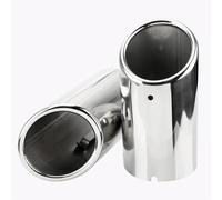 Per A4 B8 2009-2016 Q5 2009-2012 A3 A1 Accessori Auto Punta Di Scarico Marmitta Copertura Del Tubo(Argento)