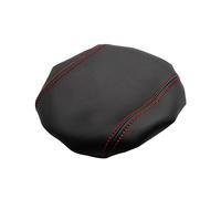Per A4 B9 2017 2018 201 Accessori Per Auto Coperchio Della Console Centrale In Pelle In Microfibra Coperchio Della Scatola Del Bracciolo Trim(Black with red)