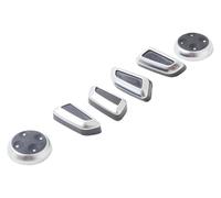 Per A4 B9 A6 C7 Pannello Decorativo Rivestimento Auto Stile ABS Plastica Sedili Copertura Pulsante Regolazione Sedile Auto Interno Telaio